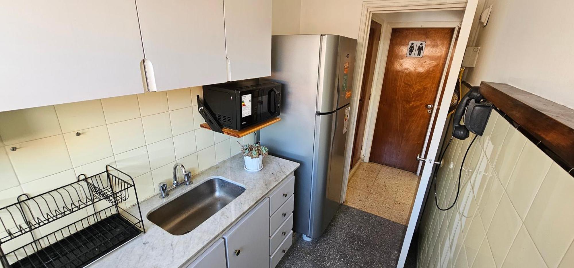 Depto Monoambiente En - Frente A Playa Varese -balcon Contrafrente *